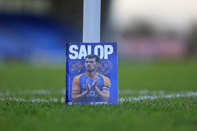 Sky Bet League 2 Shrewsbury Town v Chesterfield