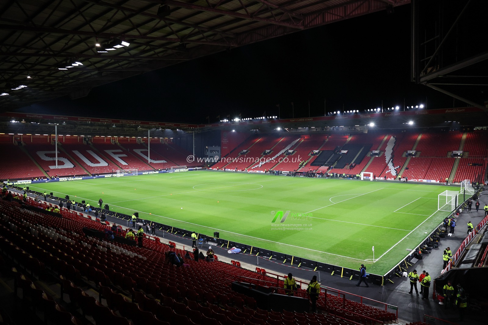 A general view of Bramall Lane prior to the Women's International Friendly match England Women vs Switzerland women at Bramall Lane, Sheffield, United Kingdom, 3rd December 2024

(Photo by Alex Roebuck/News Images)
