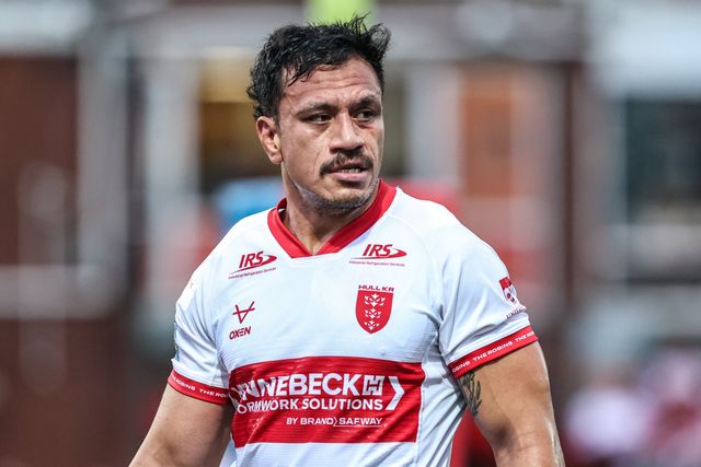 Sauaso Sue of Hull KR during the Betfred Super League round 12 match Hull KR vs Wigan Warriors at Sewell Group Craven Park, Hull, United Kingdom on 21 May 2026

(Photo by Alfie Cosgrove/News Images)