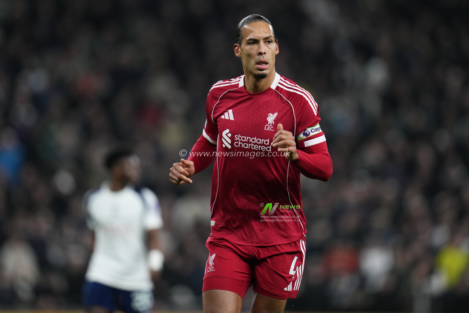 Virgil van Dijk of Liverpool during the Premier League match Tottenham Hotspur vs Liverpool at Tottenham Hotspur Stadium, London, United Kingdom, 20th December 2025

(Photo by Harvey Murphy/News Images)

*** GER AUT SUI OUT ***