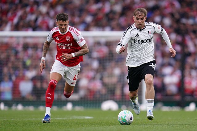 during the Premier League match Arsenal vs Fulham at Emirates, London, United Kingdom on 02 May 2026

(Photo by Harvey Murphy/News Images)