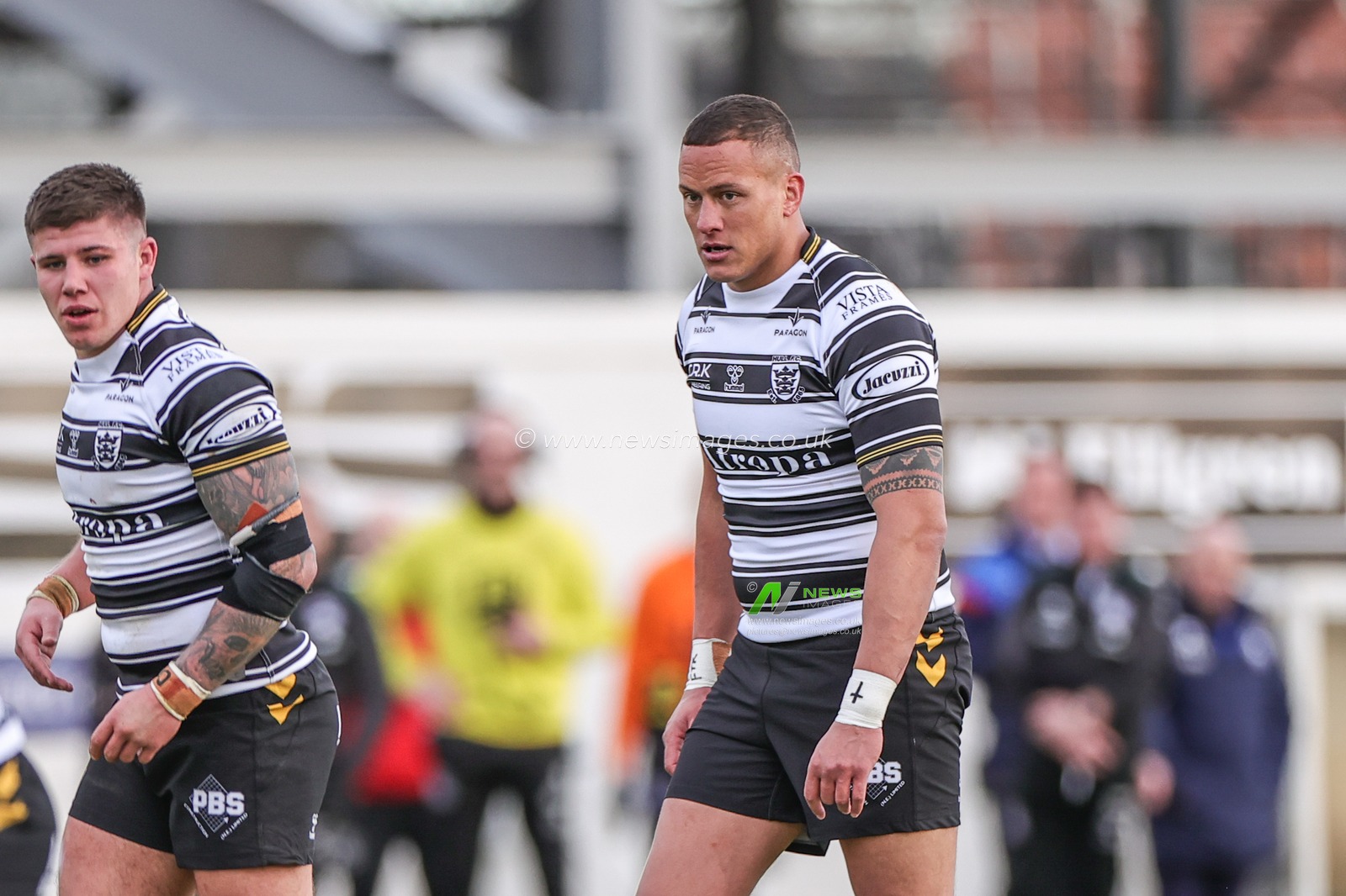 Kane Evans #16 of Hull FC during the Rugby League Pre Season match Wakefield Trinity vs Hull FC at The Be Well Support Stadium, Wakefield, United Kingdom, 5th February 2023

(Photo by Mark Cosgrove/News Images)