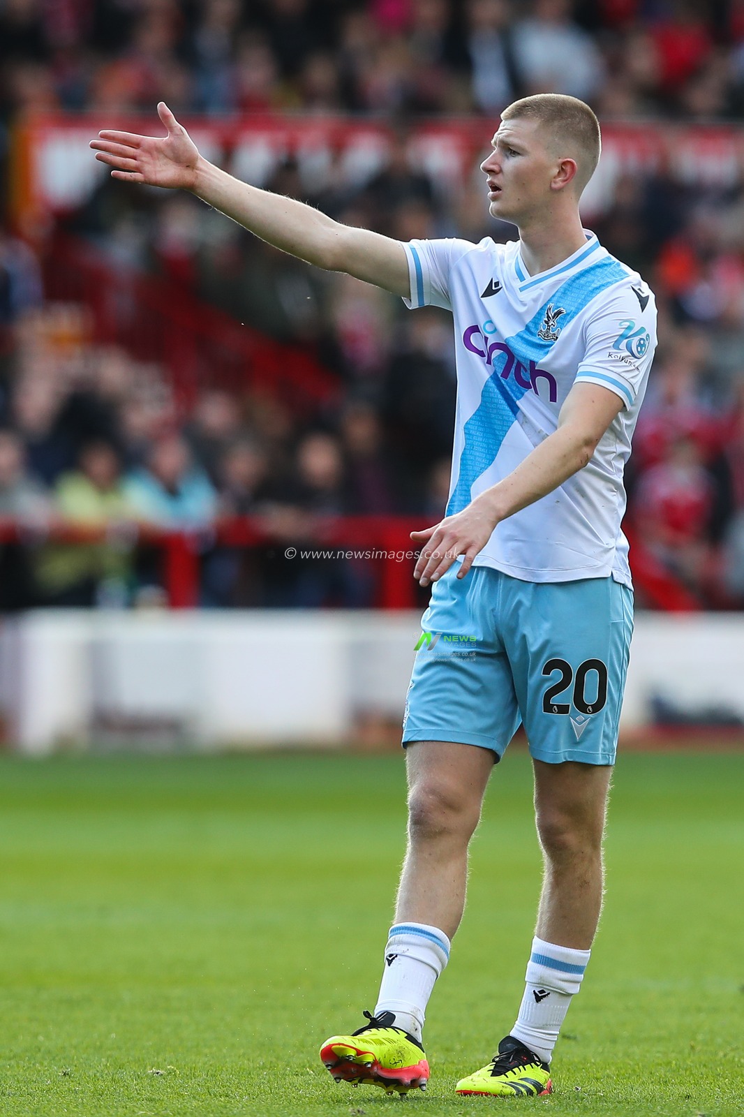 Adam Wharton of Crystal Palace  during the Premier League match Nottingham Forest vs Crystal Palace at City Ground, Nottingham, United Kingdom, 30th March 2024

(Photo by Gareth Evans/News Images)