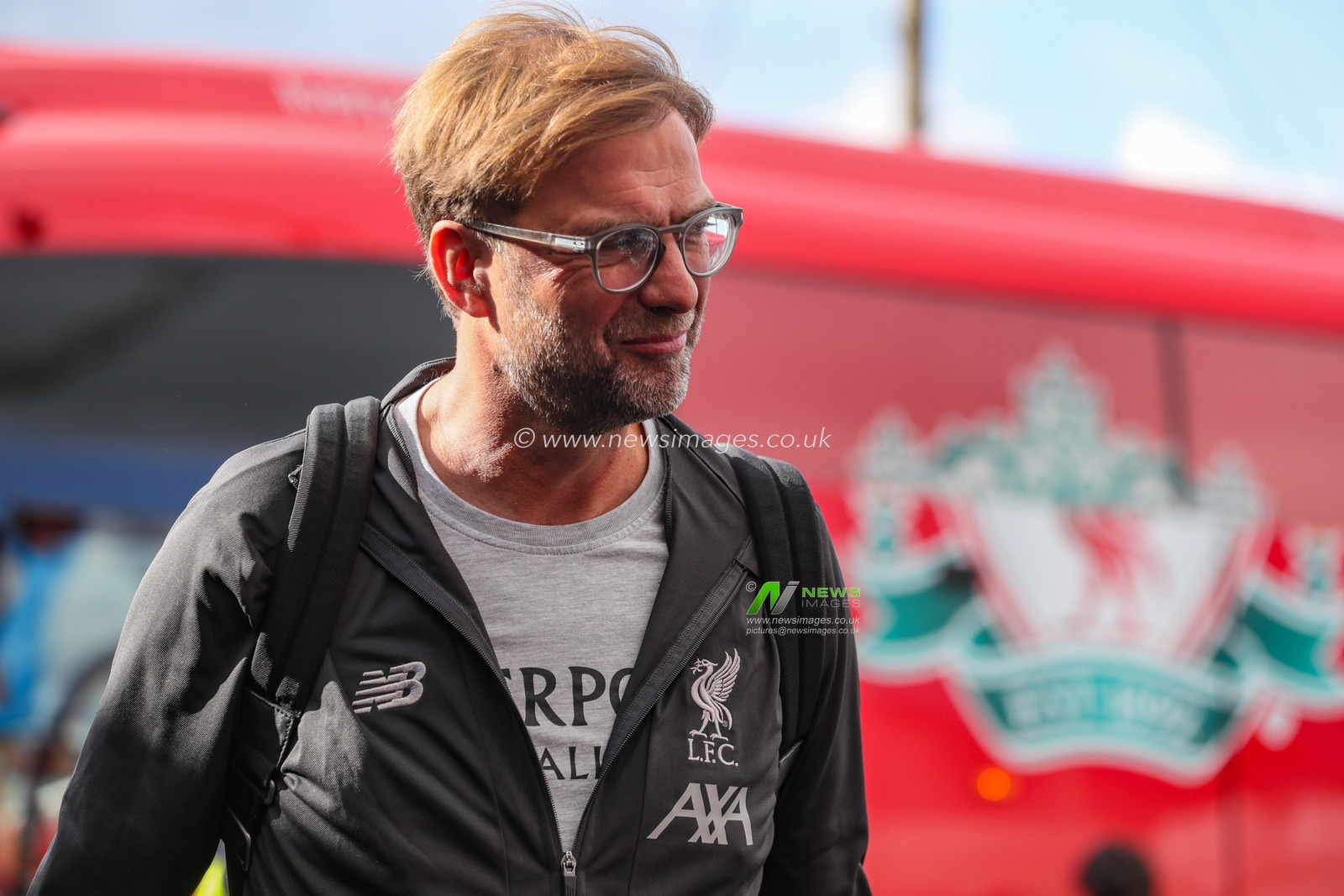 31st August 2019, Turf Moor, Burnley, England ; Premier League Football, Burnley vs Liverpool : Jurgen Klopp manager of Liverpool arrives at Turf Moor

Credit: Mark Cosgrove/News Images

English Football League images are subject to DataCo Licence