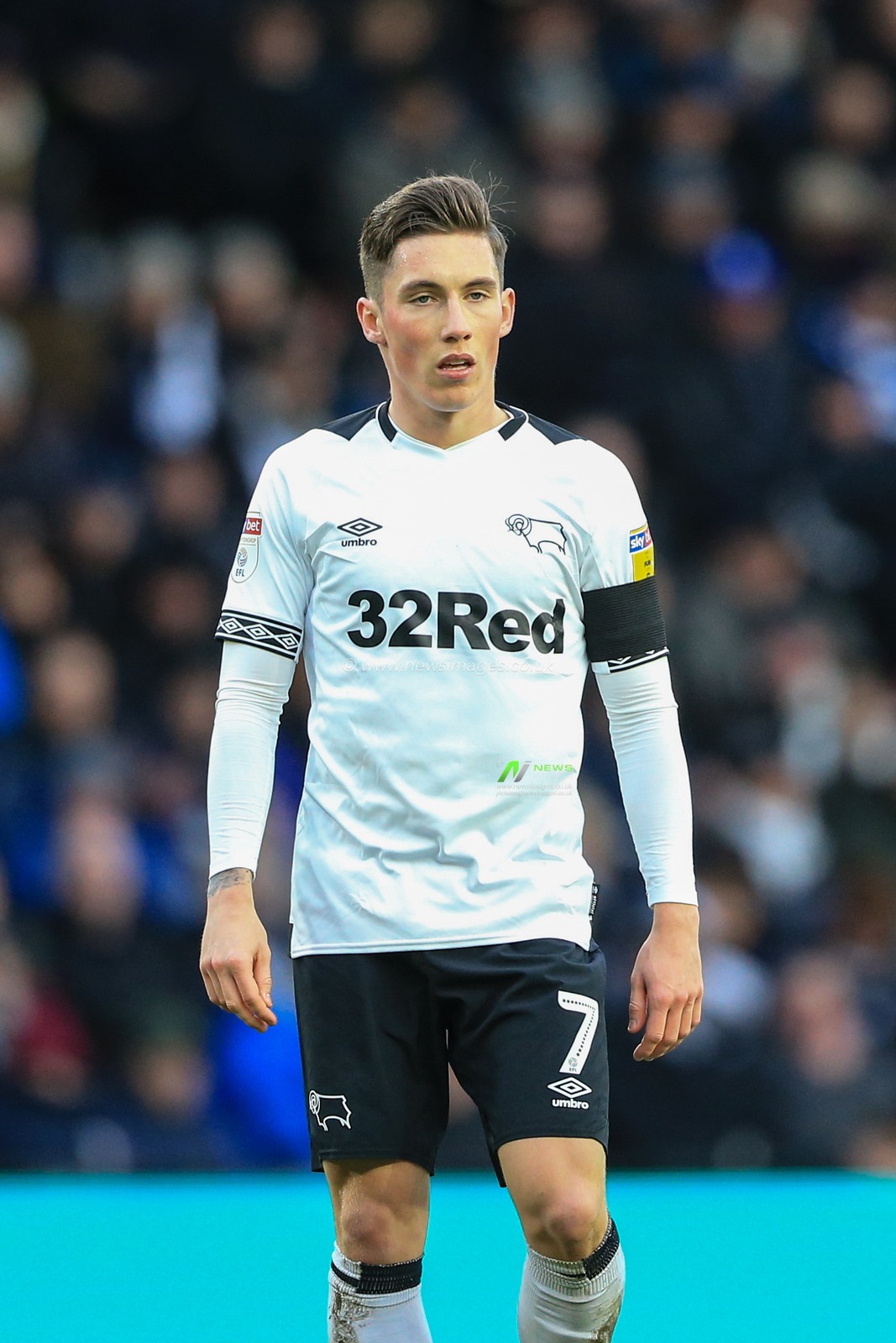 9th February 2019, Pride Park, Derby, England; Sky Bet Championship, Derby County vs Hull City ; Harry Wilson (07) of Derby County during the game


Credit: Mark Cosgrove/News Images 

English Football League images are subject to DataCo Licence