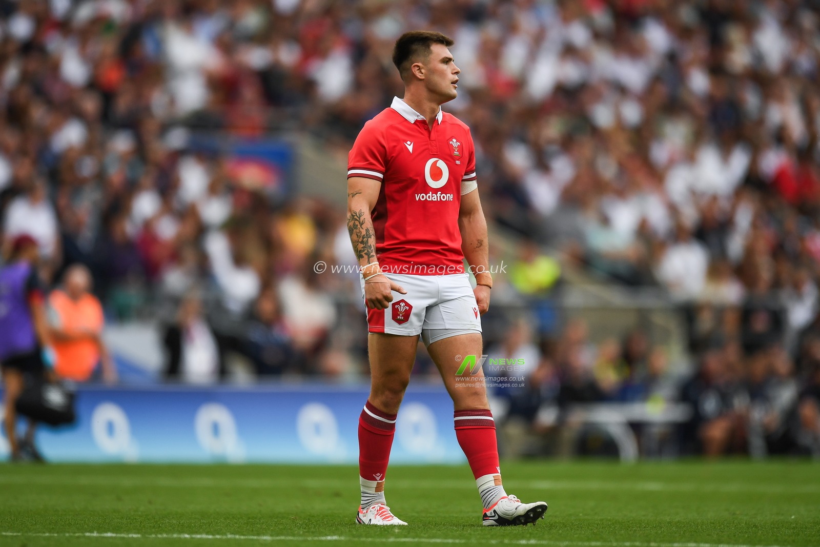 Joe Roberts of Wales during the 2023 Summer Series match England vs Wales at Twickenham Stadium, Twickenham, United Kingdom, 12th August 2023

(Photo by Mike Jones/News Images)