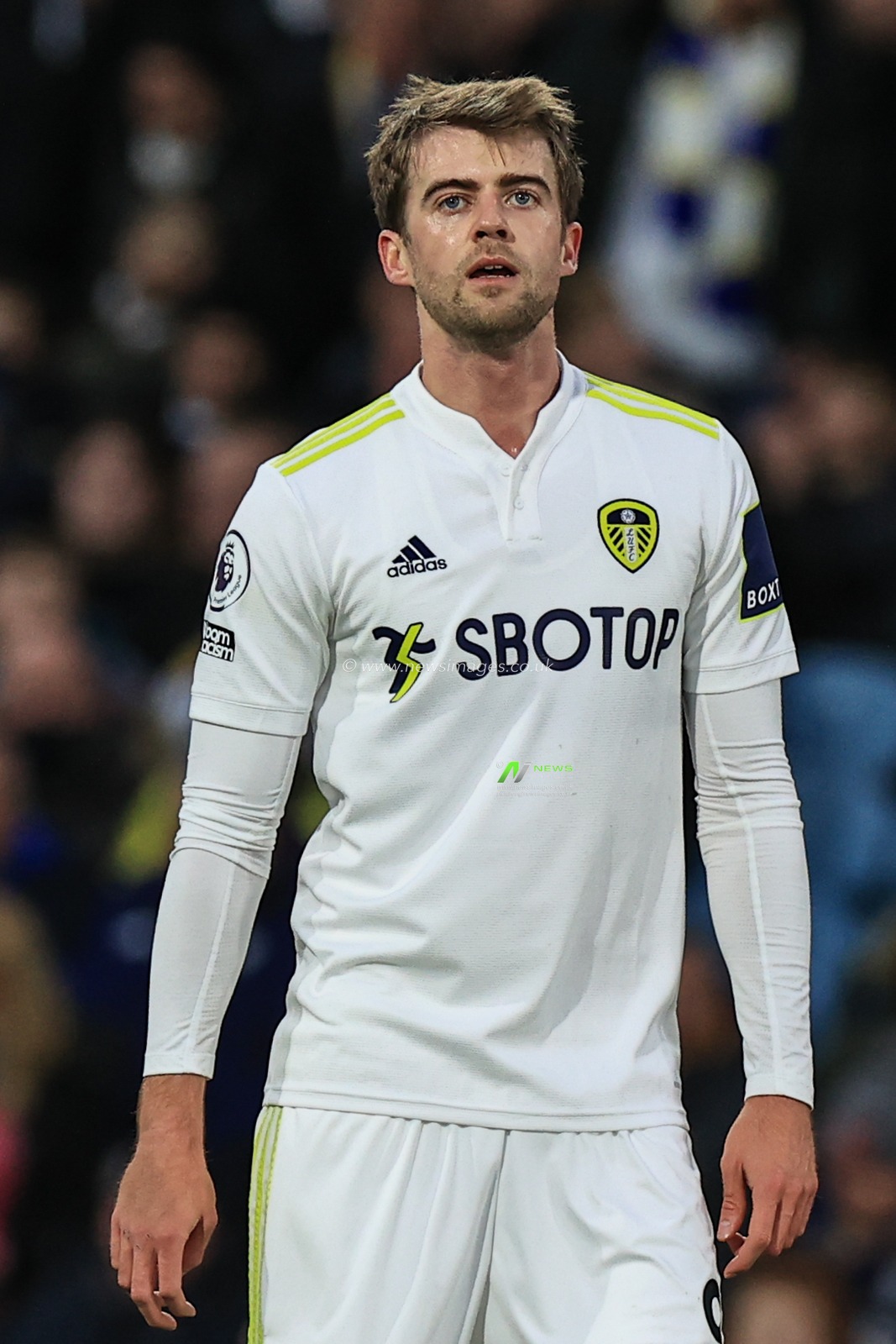 Patrick Bamford #9 of Leeds United during the game