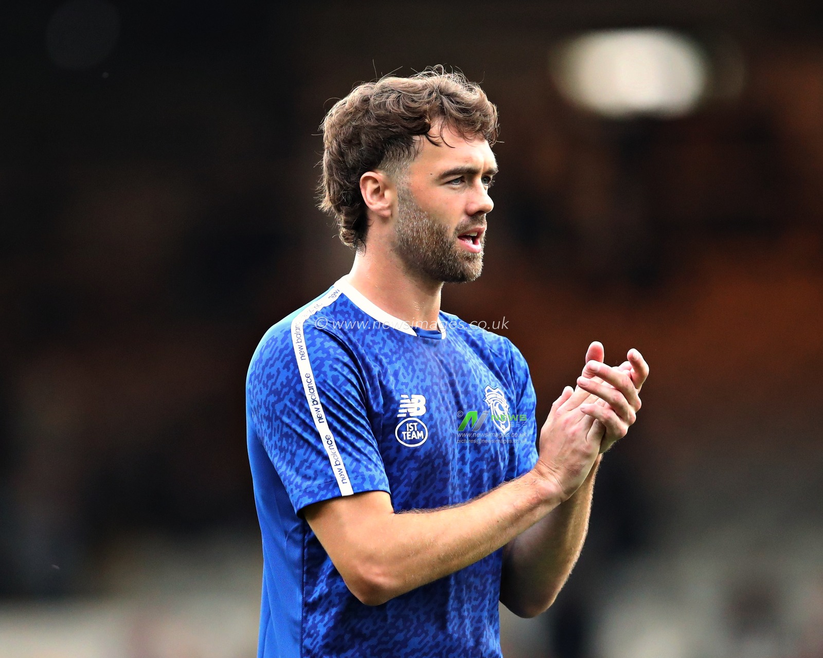 Calum Chambers of Cardiff City F.C. before the Sky Bet League 1 match Port Vale vs Cardiff City at Vale Park, Burslem, United Kingdom, 7th August 2025(Photo by Sam Eaden/News Images)