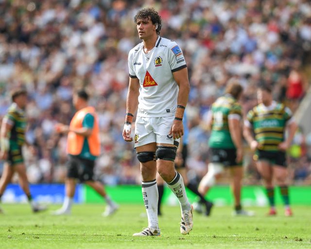 Dafydd Jenkins of Exeter Chiefs during the Gallagher PREM Final match Northampton Saints vs Exeter Chiefs at Allianz Stadium, Twickenham, United Kingdom on 20 June 2026.

(Photo by Alex Williamson/News Images)