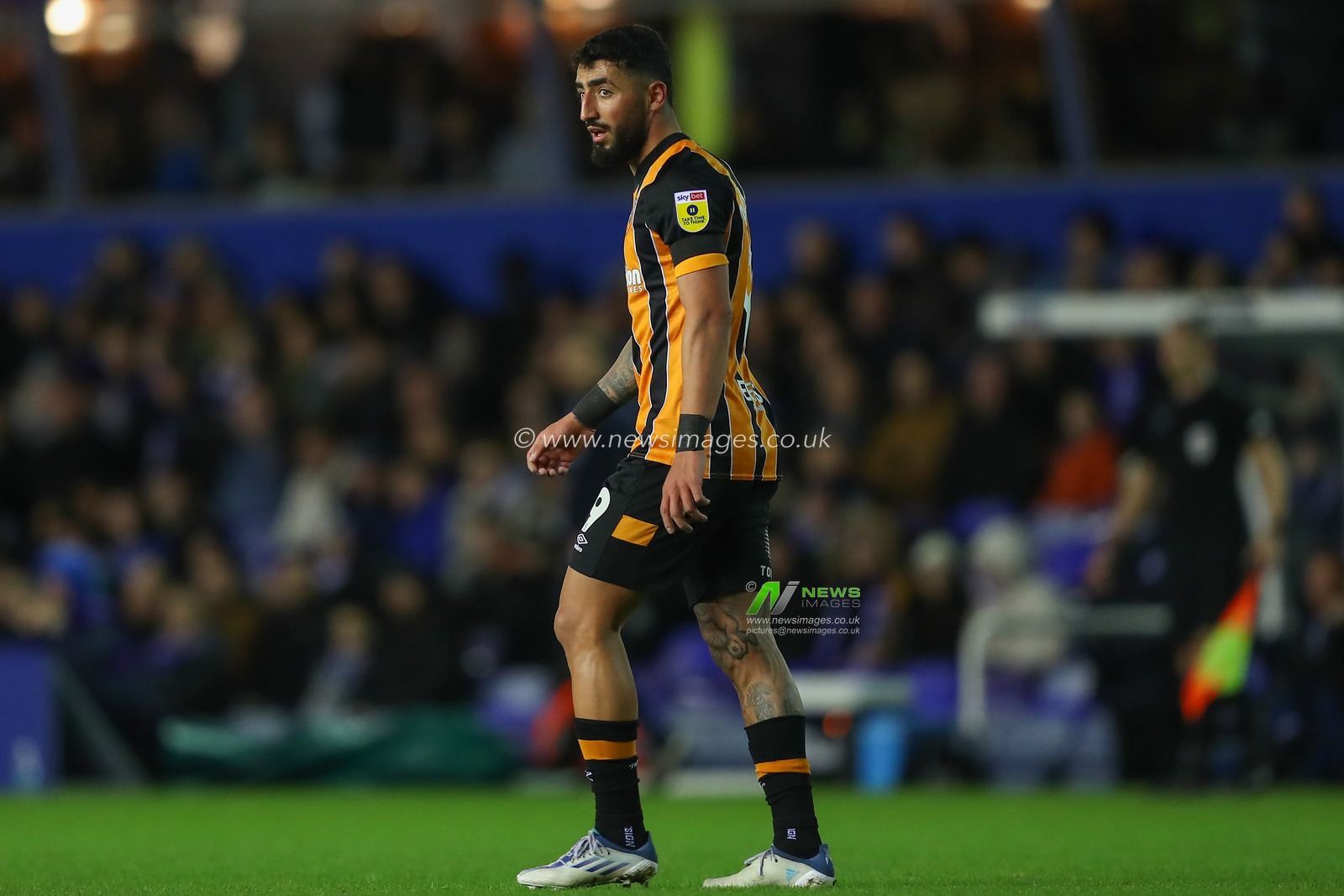 Allahyar Sayyadmanesh #9 of Hull City during the Sky Bet Championship match Birmingham City vs Hull City at St Andrews, Birmingham, United Kingdom, 30th December 2022

(Photo by Gareth Evans/News Images)