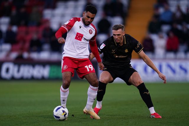 during the Sky Bet League One match Stevenage vs Barnsley at Lamex Stadium, Stevenage, United Kingdom on 21st April 2026

(Photo by Harvey Murphy/News Images)