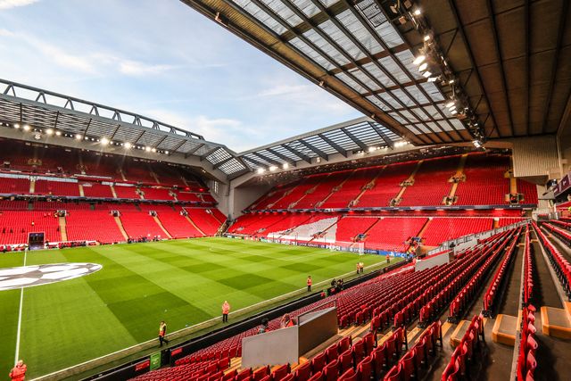 A general view of Anfield ahead of the UEFA Champions League last 16 second leg match Liverpool vs Galatasaray at Anfield, Liverpool, United Kingdom on 18 March 2026

(Photo by Alfie Cosgrove/News Images)