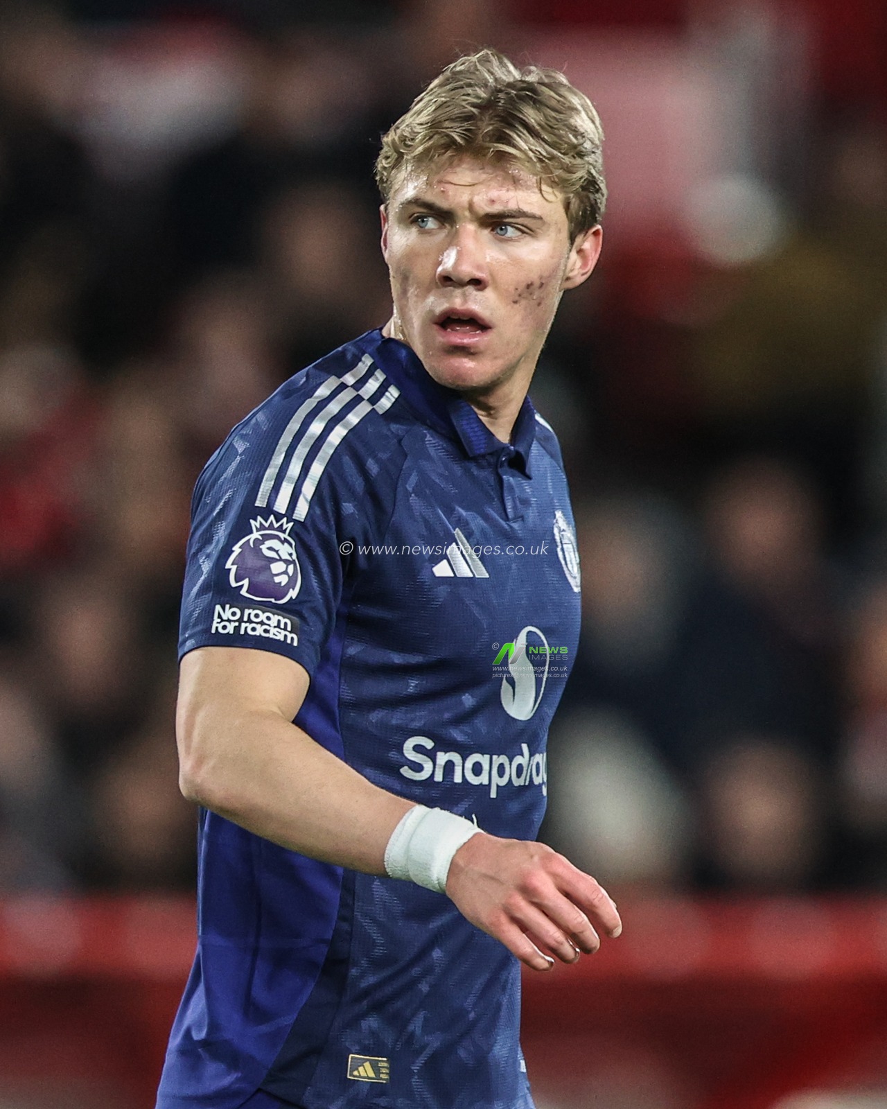 Rasmus HÃ¸jlund of Manchester United during the Premier League match Nottingham Forest vs Manchester United at City Ground, Nottingham, United Kingdom, 1st April 2025

(Photo by Alfie Cosgrove/News Images)