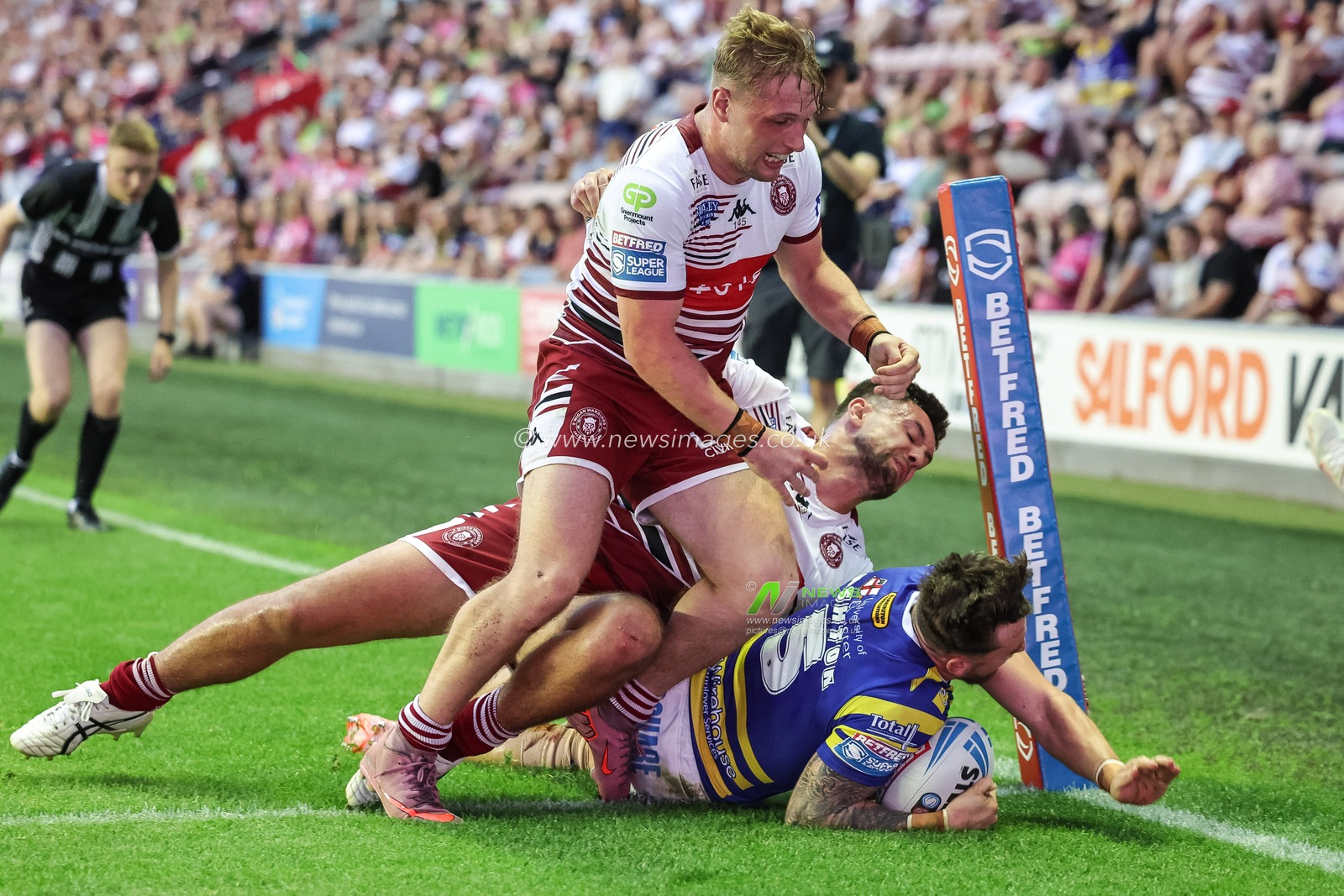 Betfred Super League round 18 Wigan Warriors v Warrington Wolves