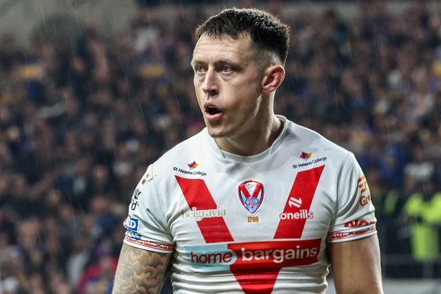 Deon Cross of St. Helens during the Betfred Super League play-off Eliminator 1 match Leeds Rhinos vs St Helens at Headingley Stadium, Leeds, United Kingdom, 27th September 2025

(Photo by Alfie Cosgrove/News Images)