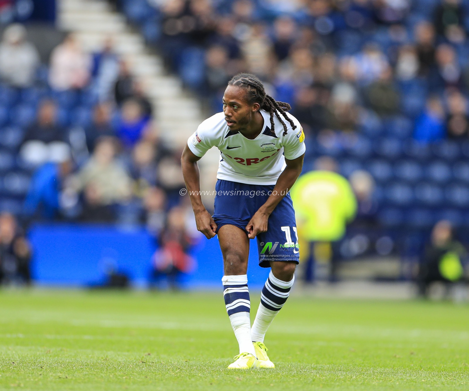5th October 2019, Deepdale, Preston, England; Sky Bet Championship, Preston North End v Barnsley : Daniel Johnson (11) of Preston North End 

Credit: Conor Molloy/News Images