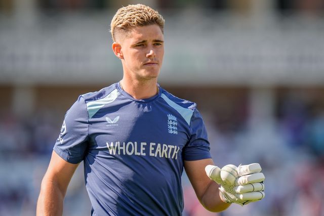 Jacob Bethell of England in the pre-game warm up session during the Third Vitality T20 International match England vs India at Trent Bridge, Nottingham, United Kingdom on 07 July 2026

(Photo by Maynard Manyowa/News Images)