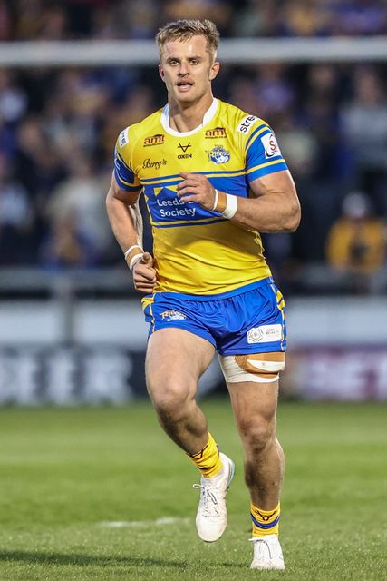 Cooper Jenkins of Leeds Rhinos during the Betfred Super League match Salford Red Devils vs Leeds Rhinos at Salford Community Stadium, Eccles, United Kingdom, 10th April 2025

(Photo by Alfie Cosgrove/News Images)