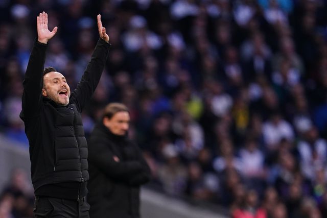 Roberto De Zerbi manager of Tottenham Hotspur during the Premier League match Tottenham Hotspur vs Leeds United at Tottenham Hotspur Stadium, London, United Kingdom on 11 May 2026

(Photo by Harvey Murphy/News Images)