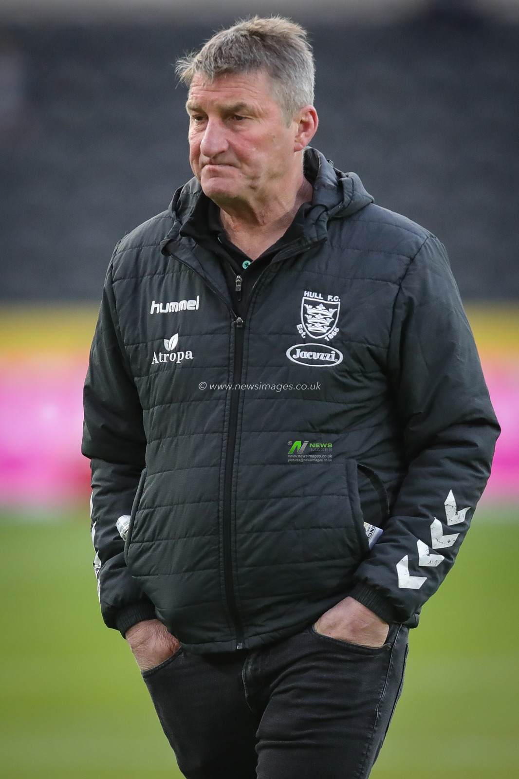 Tony Smith Head Coach of Hull FC during the Betfred Super League Round 11 match Hull FC vs Wigan Warriors at MKM Stadium, Hull, United Kingdom, 4th May 2023

(Photo by James Heaton/News Images)
