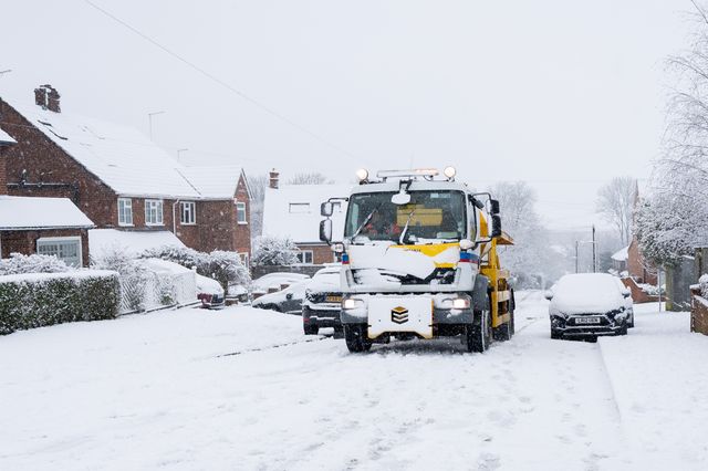 Harpenden in Hertfordshire after heavy snowfall