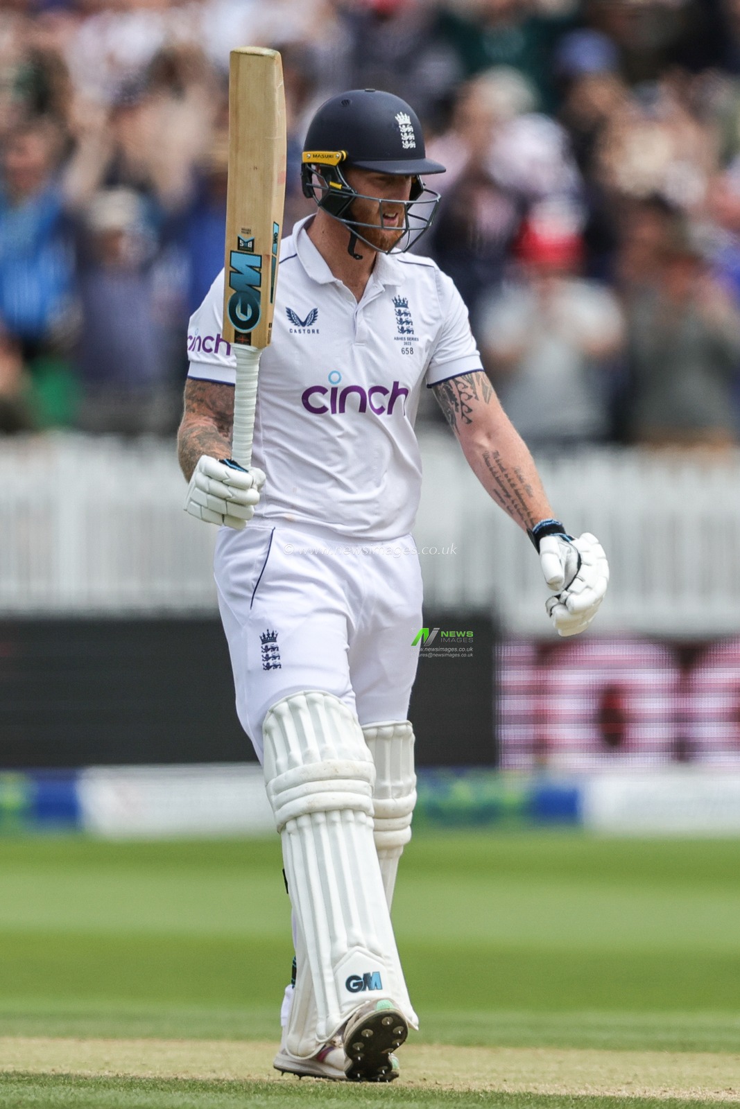 Stuart Broad of England during the LV= Insurance Ashes Test Series Second Test Day 5 England v Australia at Lords, London, United Kingdom, 2nd July 2023

(Photo by Mark Cosgrove/News Images)