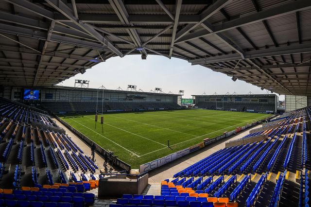A general view of Halliwell Jones Stadium ahead of the Betfred Super League round 5 match Warrington Wolves vs Castleford Tigers at The Halliwell Jones Stadium, Warrington, United Kingdom on 21 March 2026

(Photo by Alfie Cosgrove/News Images)