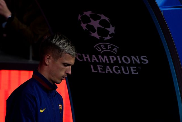 Dani Olmo of FC Barcelona during the UEFA Champions League Quarter Finals match Atletico Madrid vs Barcelona at Riyadh Air Metropolitano, Madrid, Spain on 14 April 2026

(Photo by Samuel Carreno/News Images)