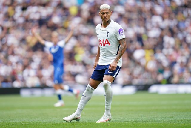 Richarlison of Tottenham Hotspur during the pre-season friendly match Tottenham Hotspur vs Hoffenheim at Tottenham Hotspur Stadium, London, United Kingdom on 15 August 2026

(Photo by Harvey Murphy/News Images)