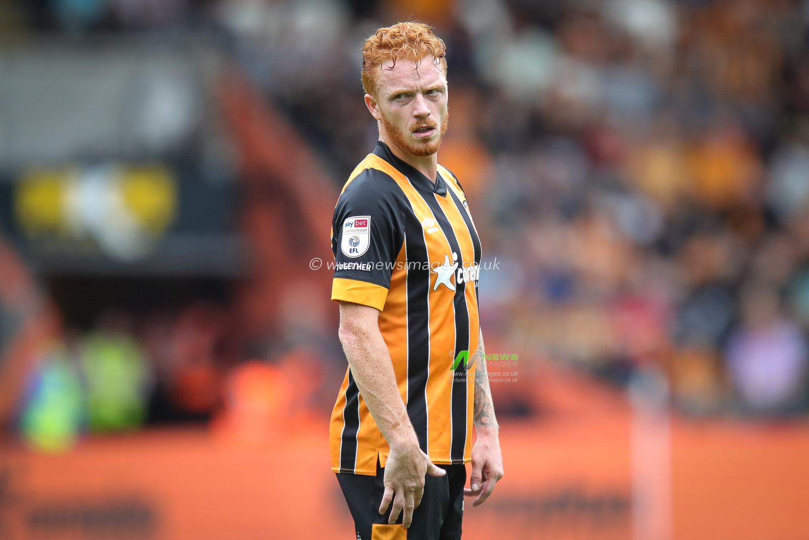 Ryan Woods #15 of Hull City during the Sky Bet Championship match Hull City vs Sheffield United at MKM Stadium, Hull, United Kingdom, 4th September 2022

(Photo by James Heaton/News Images)