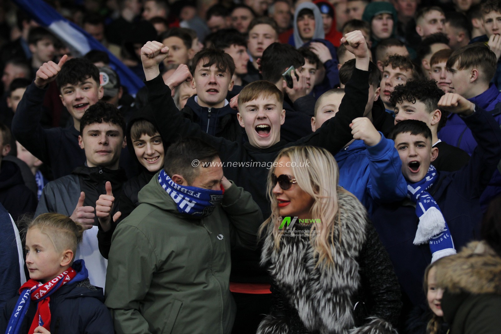 Hartlepool United fans are cheerful pre-kick off