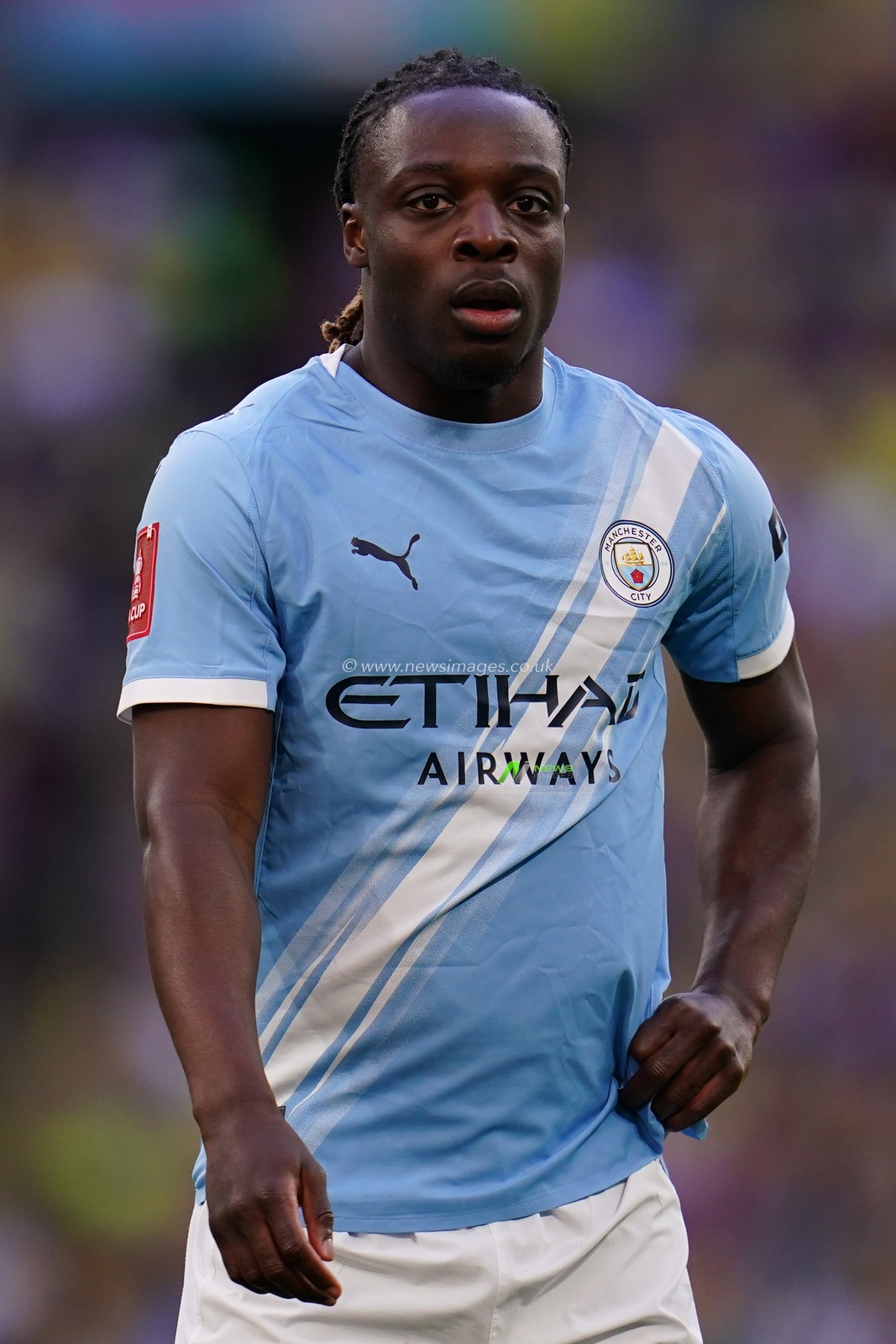 Jeremy Doku of Manchester City during the Emirates FA Cup Semi-Final match Manchester City vs Southampton at Wembley Stadium, London, United Kingdom on 25 April 2026

(Photo by Harvey Murphy/News Images)