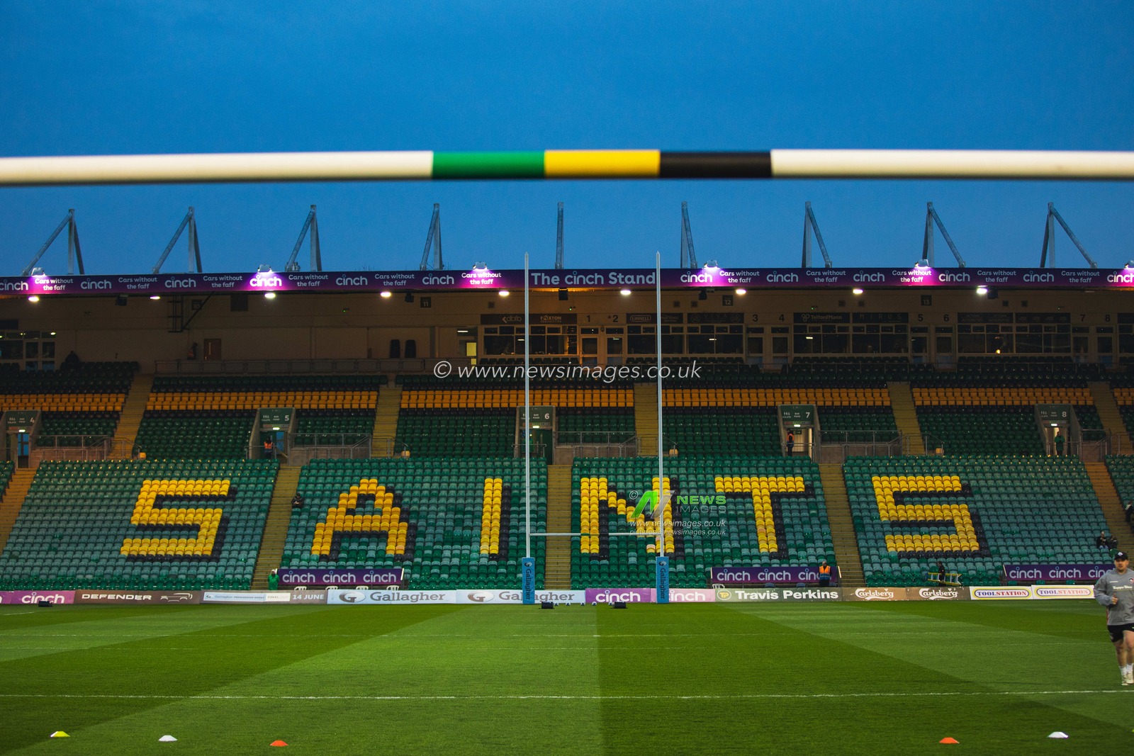 Franklins Gardens Stadium before the Gallagher Premiership match Northampton Saints vs Leicester Tigers at Cinch Stadium at Franklin's Gardens, Northampton, United Kingdom, 21st March 2025

(Photo by Craig Evans/News Images)