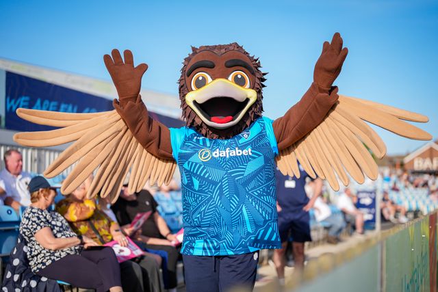 Derbyshire Falcon during the Vitality Blast T20 match between Derbyshire Falcons and Durham Cricket at The Central Co-Op County Ground, Derby, United Kingdom on 22 May 2026

(Photo by Maynard Manyowa/News Images)