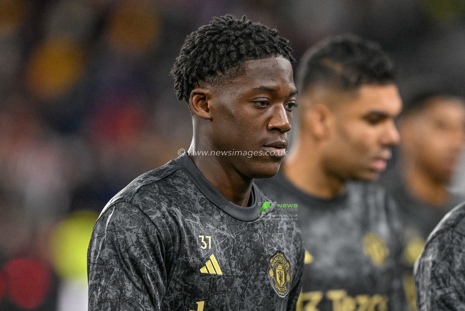 Kobbie Mainoo of Manchester United during the Premier League match Brentford vs Manchester United at The Gtech Community Stadium, London, United Kingdom, 30th March 2024

(Photo by Cody Froggatt/News Images)