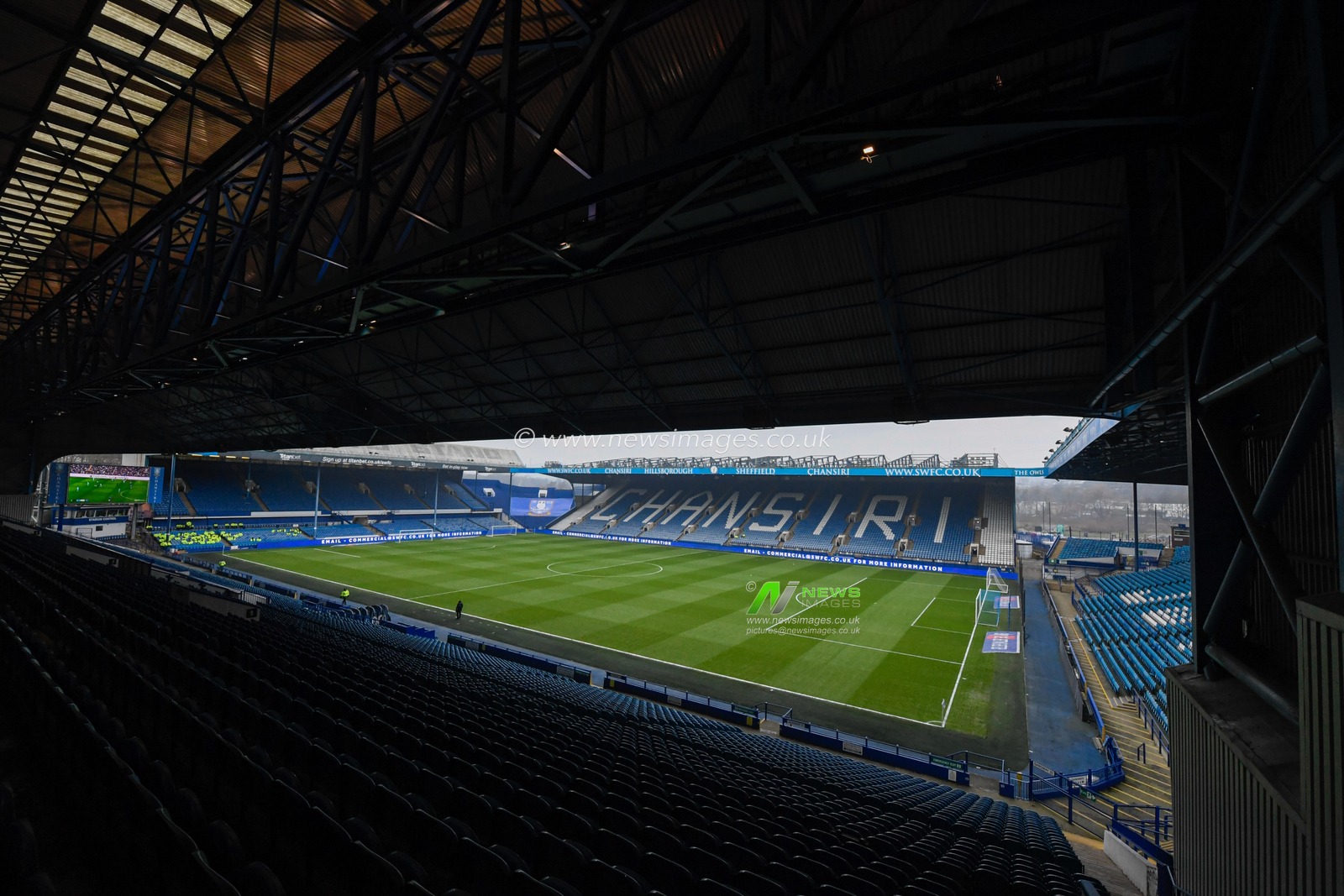 A general view of Hillsborough, the home of Sheffield Wednesday