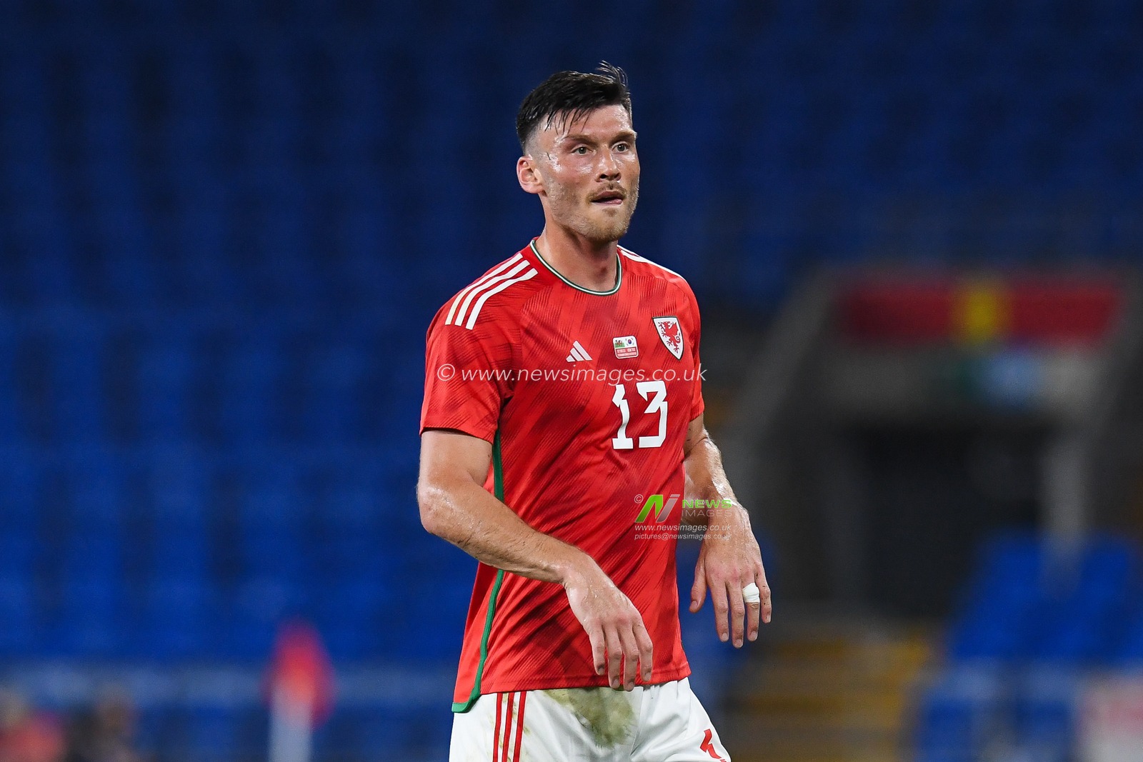 Kieffer Moore of Wales during the International Friendly match Wales vs Korea Republic at Cardiff City Stadium, Cardiff, United Kingdom, 7th September 2023

(Photo by Mike Jones/News Images)