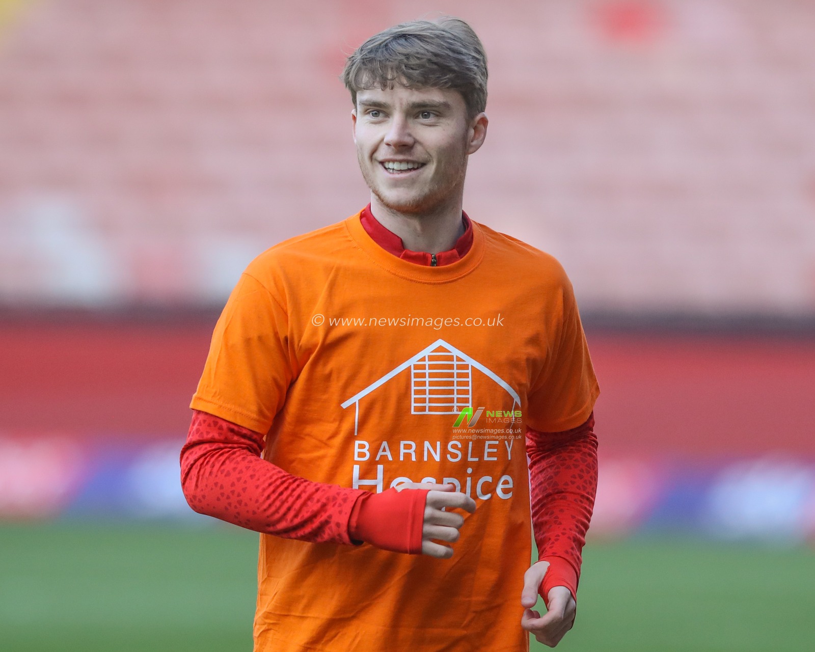 Luca Connell of Barnsley in the pregame warmup session during the Sky Bet League 1 match Barnsley vs Lincoln City at Oakwell, Barnsley, United Kingdom, 9th March 2024

(Photo by Alfie Cosgrove/News Images)