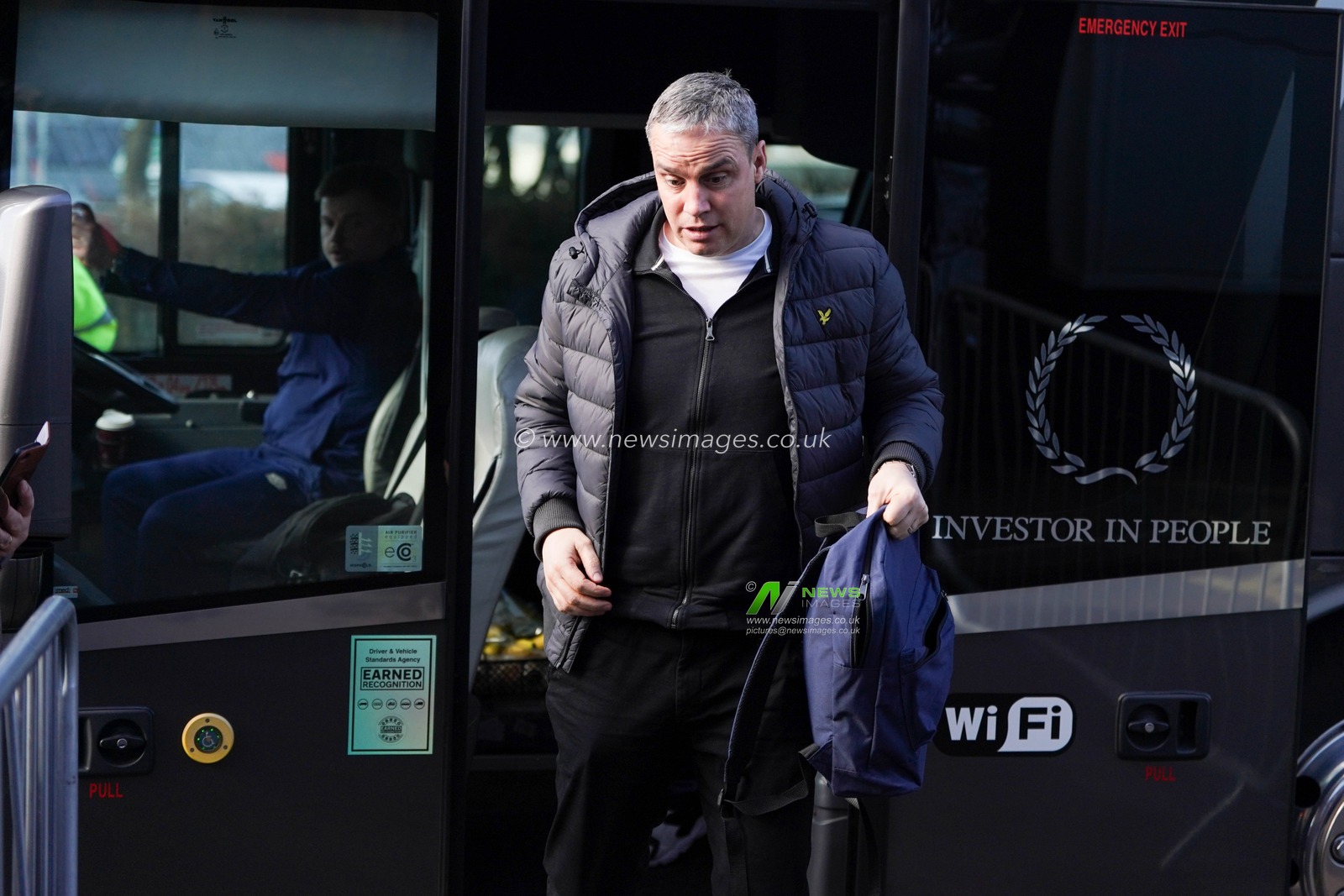 Michael Duff Manager of Huddersfield Town arriving ahead of the Sky Bet League 1 match Stevenage vs Huddersfield Town at Lamex Stadium, Stevenage, United Kingdom, 1st March 2025

(Photo by Harvey Murphy/News Images)