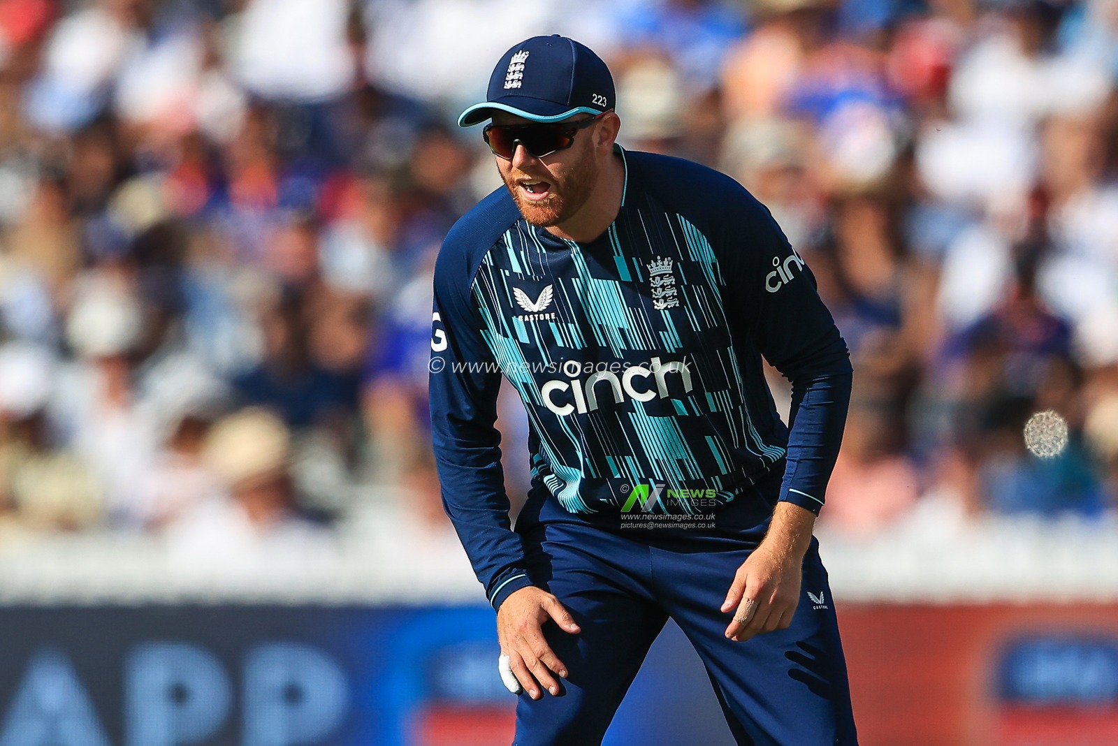Jonny Bairstow of England in action during the game
