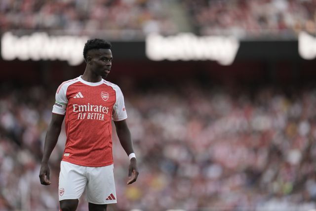 Bukayo Saka of Arsenal during the Pre-season friendly match Arsenal vs Villarreal at Emirates Stadium, London, United Kingdom, 6th August 2025

(Photo by Harvey Murphy/News Images)