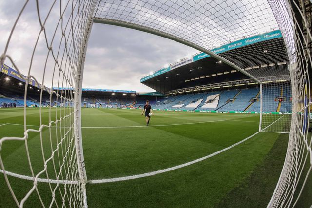 A goal line technology technician checks the system works ahead of kick off during the Premier League match Leeds United vs Burnley at Elland Road, Leeds, United Kingdom on 01 May 2026

(Photo by Mark Cosgrove/News Images)