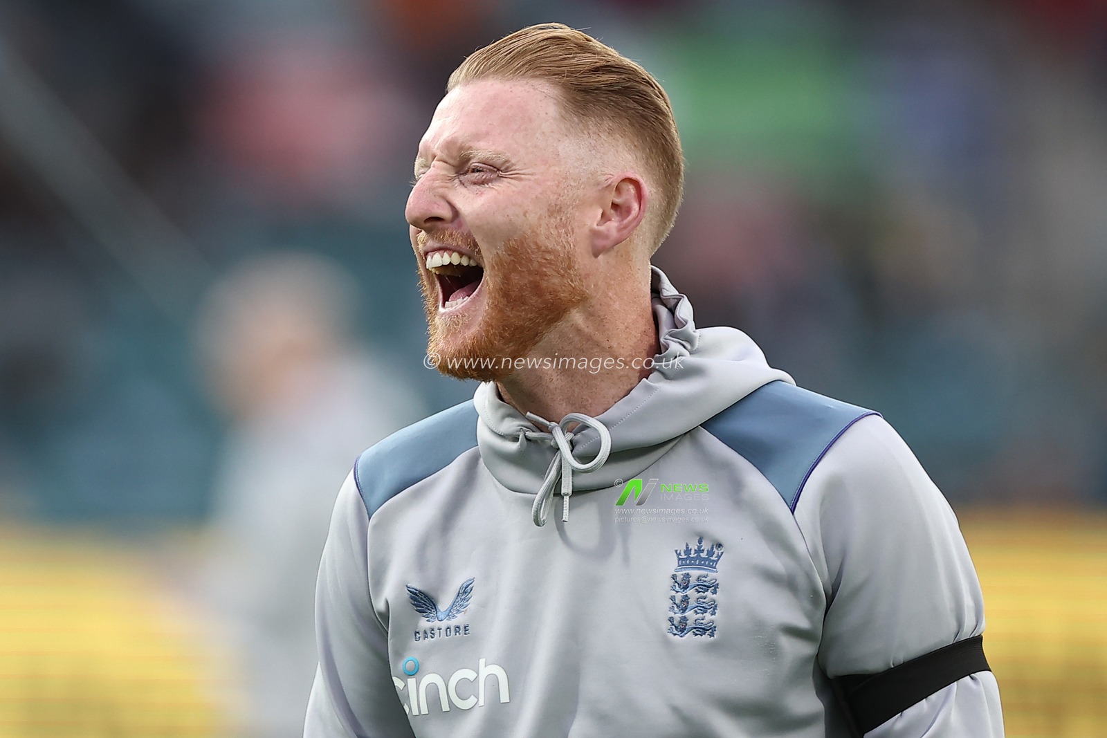 Ben Stokes of England is seen seen prior to the Dettol T20I Series 2 of 3 match Australia vs England at Manuka Oval, Canberra, Australia, 12th October 2022

(Photo by Patrick Hoelscher/News Images)