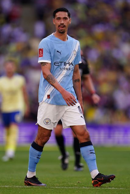 Tijjani Reijnders of Manchester City during the Emirates FA Cup Semi-Final match Manchester City vs Southampton at Wembley Stadium, London, United Kingdom on 25 April 2026

(Photo by Harvey Murphy/News Images)