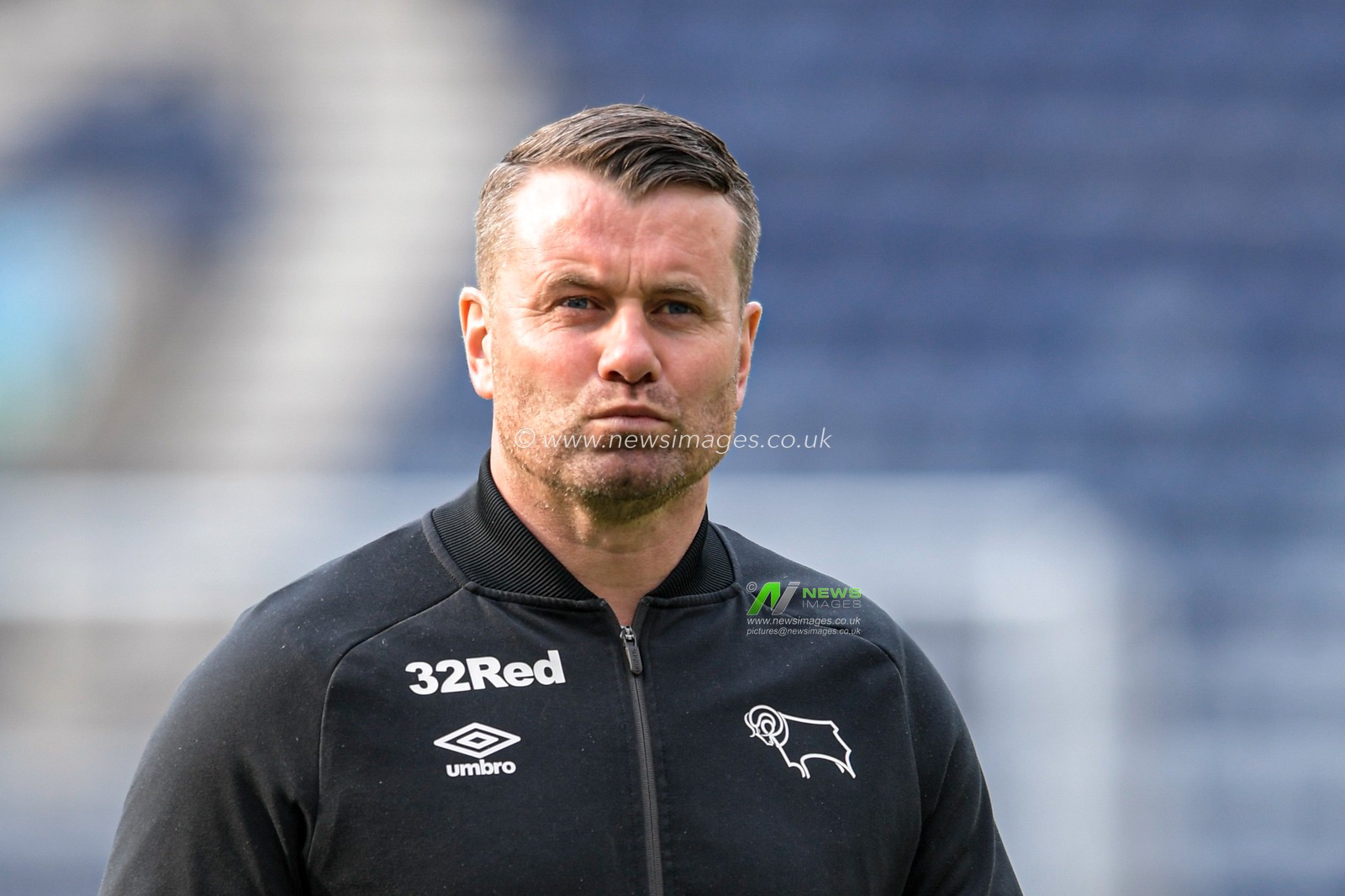 Shay Given first team coach at Derby County before the game