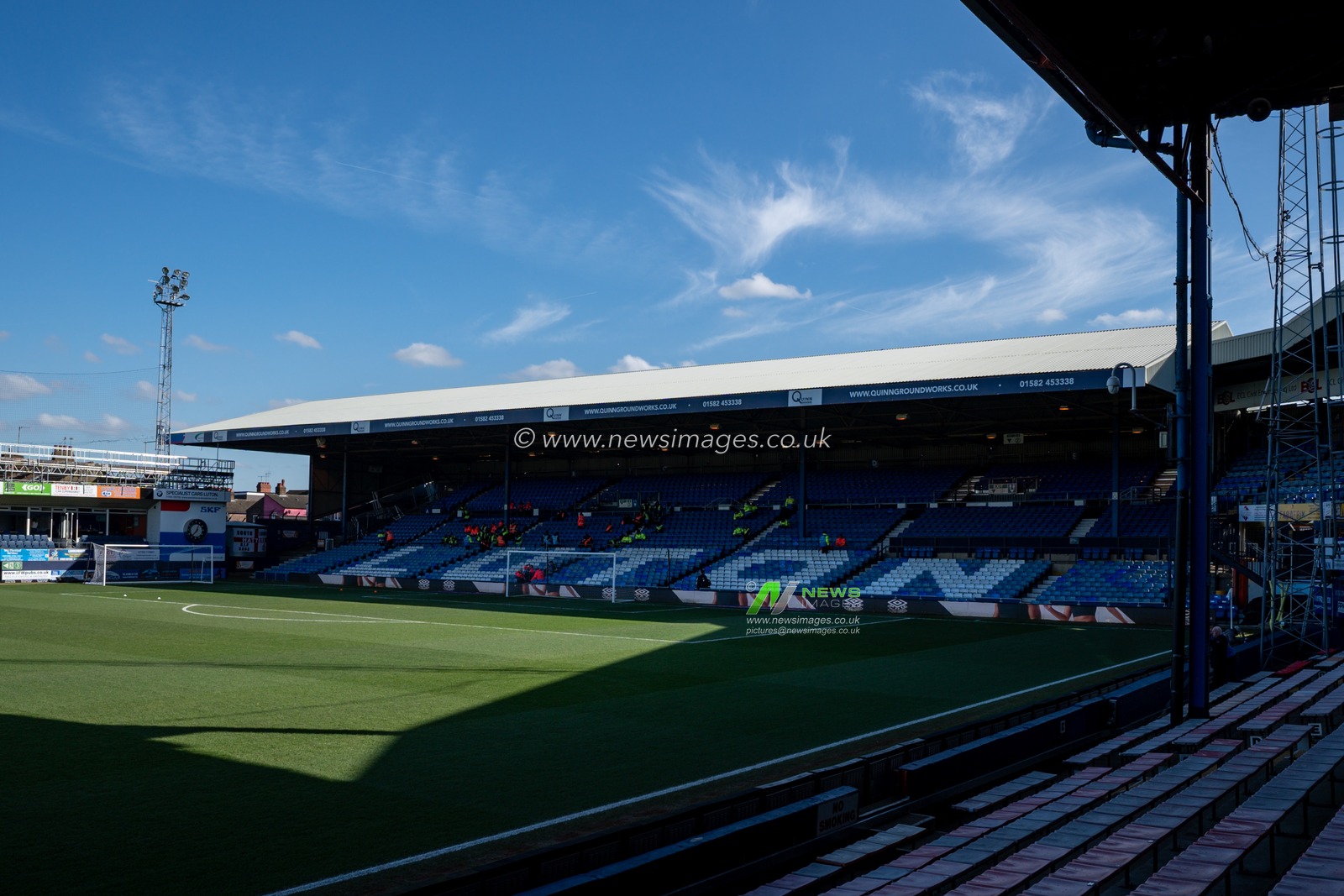 Ground View of Kenilworth Road home of Luton Town Football Club