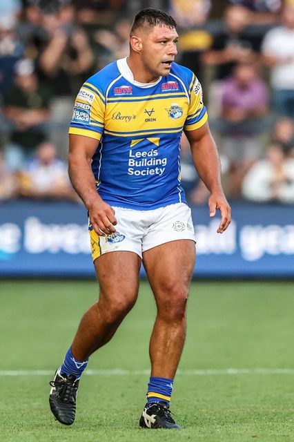 Ryan Hall of Leeds Rhinos during the Betfred Super League round 19 match Leeds Rhinos vs Salford Red Devils at Headingley Stadium, Leeds, United Kingdom, 18th July 2025

(Photo by Alfie Cosgrove/News Images)
