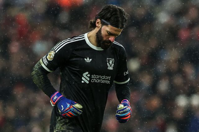 Liverpool goalkeeper Alisson Becker during the Premier League match Sunderland vs Liverpool at Stadium Of Light, Sunderland, United Kingdom on 11 February 2026

(Photo by Alfie Cosgrove/News Images)