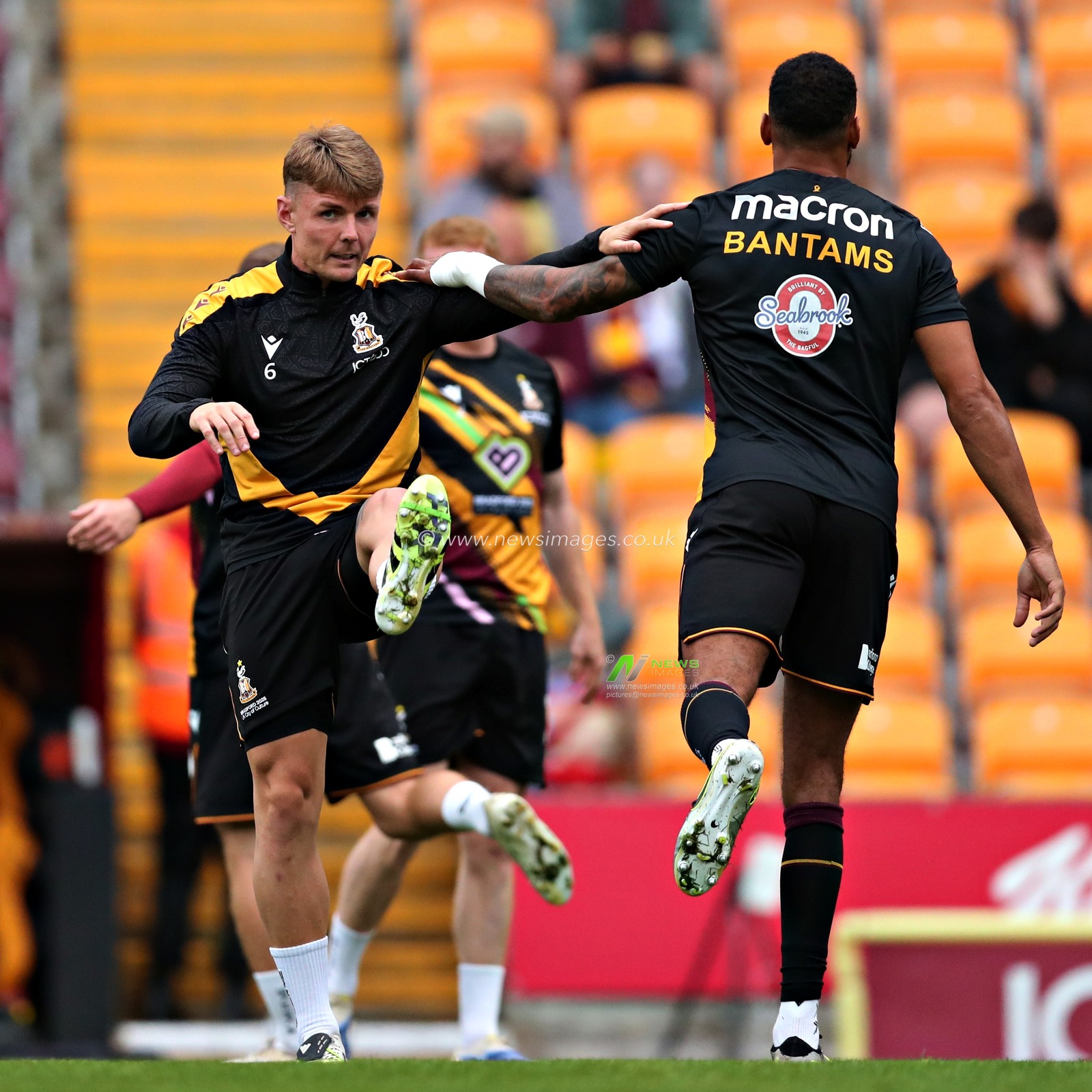 Max Power of Bradford City before the The Vertu Trophy match Bradford City vs Grimsby Town at University of Bradford Stadium, Bradford, United Kingdom, 2nd September 2025(Photo by Sam Eaden/News Images)