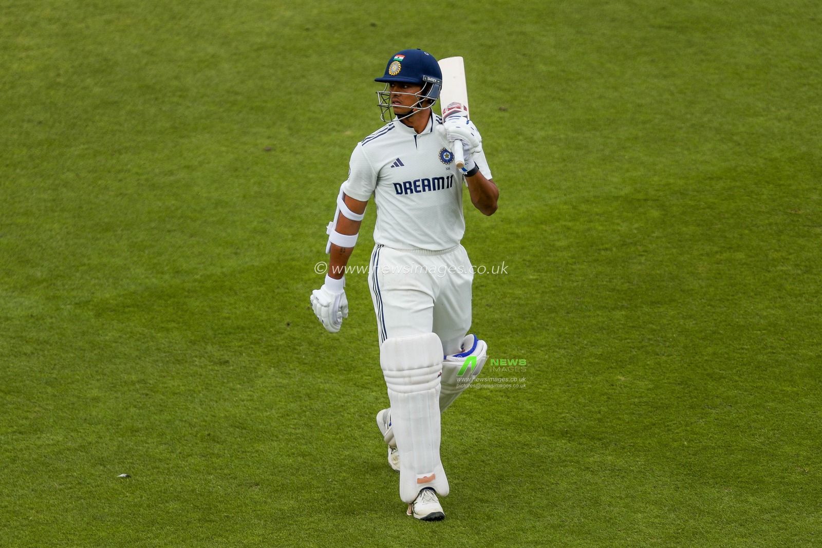Yashasvi Jaiswal of India looks dejected following his dismissal during the 5th Rothesay Test Match Day 3 England vs India at The Kia Oval, London, United Kingdom, 2nd August 2025

(Photo by Izzy Poles/News Images)